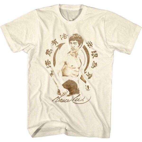 Bruce Lee Chinese Symbols Men’s T Shirt