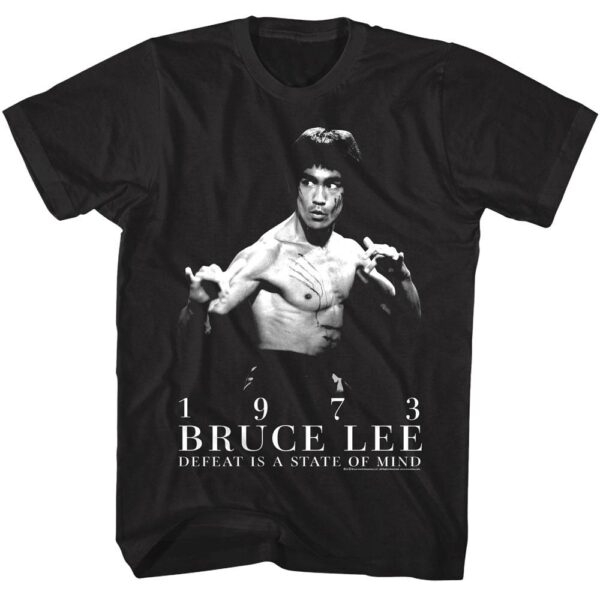 Bruce Lee Defeat is a State of Mind 1973 Men’s T Shirt