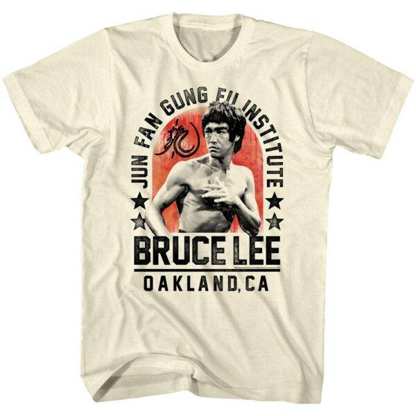 Bruce Lee Jun Fan Gung Fu Institute Oakland Men’s T Shirt