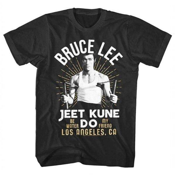 Bruce Lee Nunchucks Halo Men’s T Shirt
