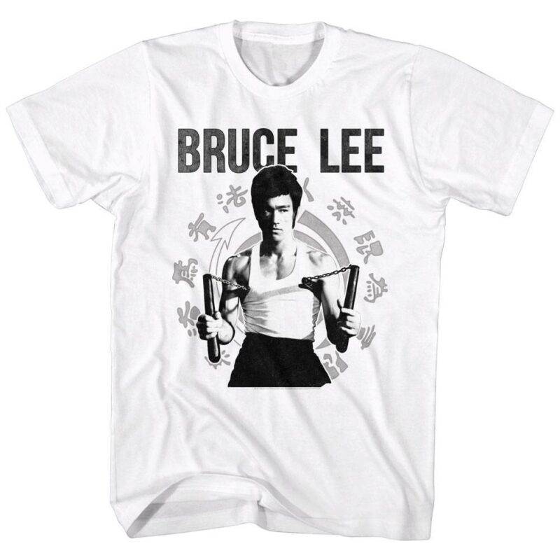 Bruce Lee Chinese Nunchucks Men’s T Shirt
