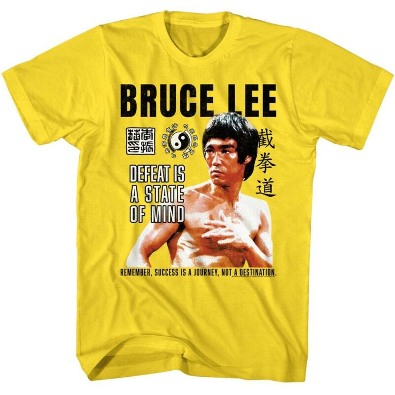 Bruce Lee Success is a Journey Men’s T Shirt