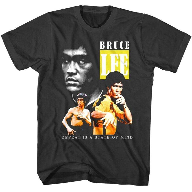 Bruce Lee Defeat Triple Threat Men’s T Shirt