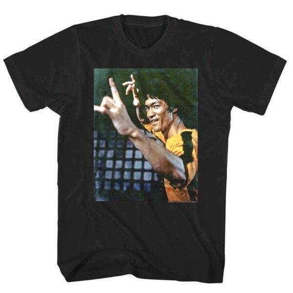 Bruce Lee Yellow Jumpsuit Photo Men’s T Shirt