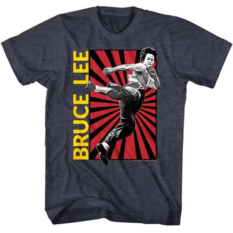 Bruce Lee Hypnotic Kick Men’s T Shirt