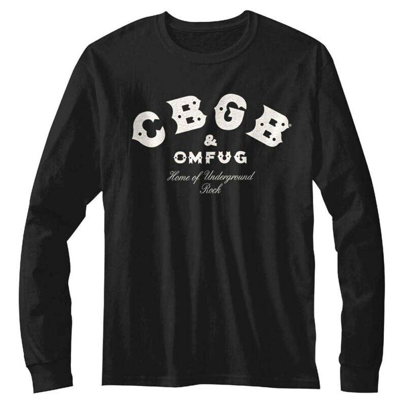 CBGB OMFUG Logo Men’s Long Sleeve T Shirt