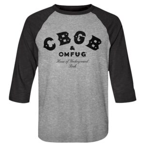 CBGB Vintage Logo Men’s Raglan Shirt