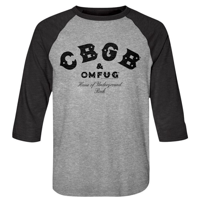 CBGB Vintage Logo Men’s Raglan Shirt