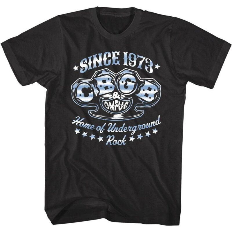 CBGB Chrome Knuckles Men’s T Shirt