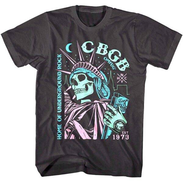 CBGB Neon New York Nightlife Men’s T Shirt