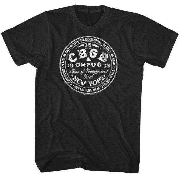 CBGB OMFUG 315 Bowery NYC Men’s T Shirt