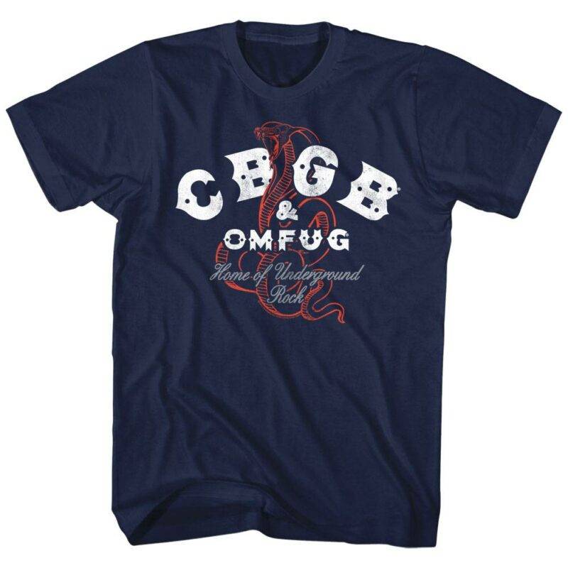 CBGB OMFUG Cobra Snake Men’s T Shirt