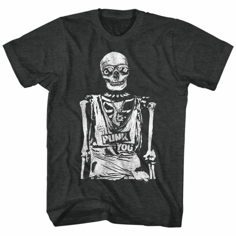 CBGB Punk You Skeleton Men’s T Shirt