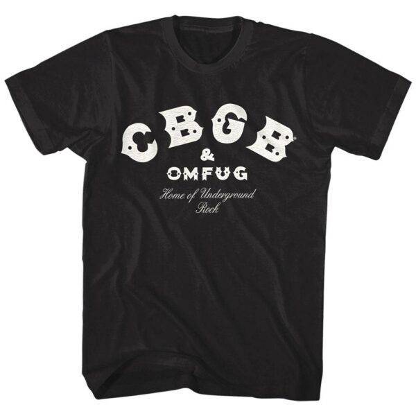 CBGB OMFUG Home of Underground Rock Men’s T Shirt