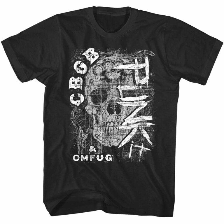 CBGB Skull PUNK IT Men’s T Shirt