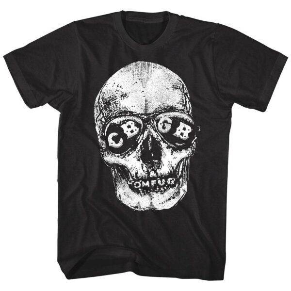 CBGB Skull Sunglasses Men’s T Shirt