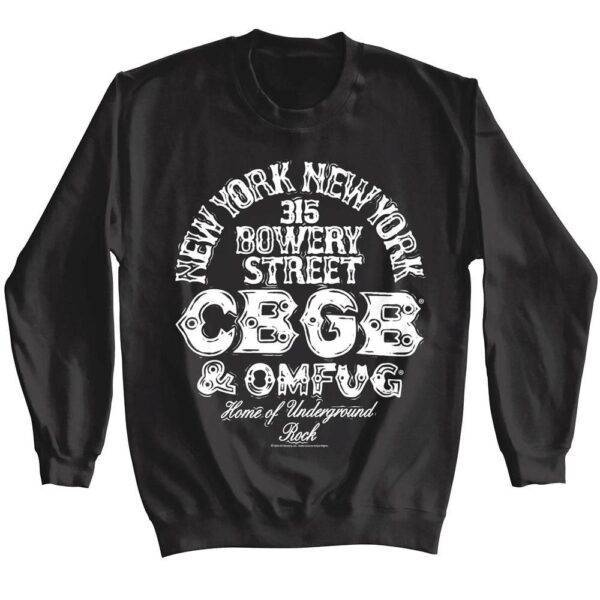 CBGB OMFUG New York Address Sweater