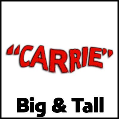 Carrie Big and Tall T-Shirts