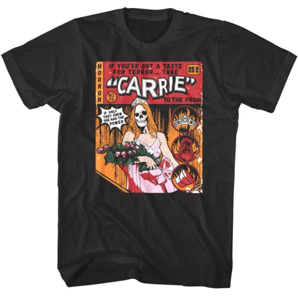 Carrie Comic Book Cover Men’s T Shirt