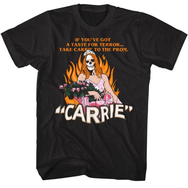 Carrie Taste for Terror Men’s T Shirt