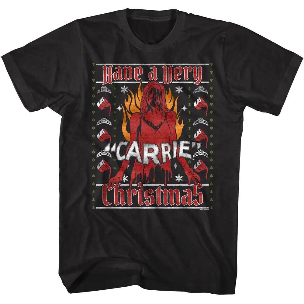 Carrie Have a Scary Christmas T-Shirt