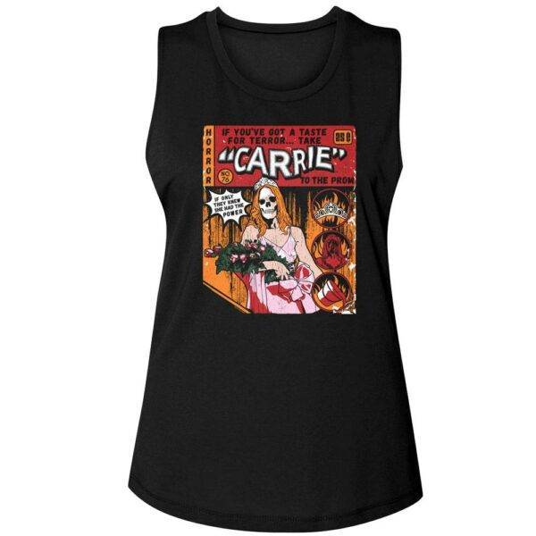 Carrie Comic Book Cover Women’s Tank