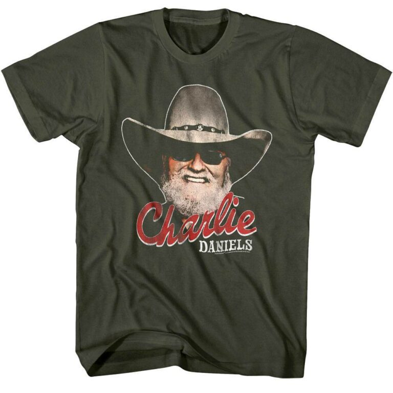 Charlie Daniels Bearded Cowboy T-Shirt