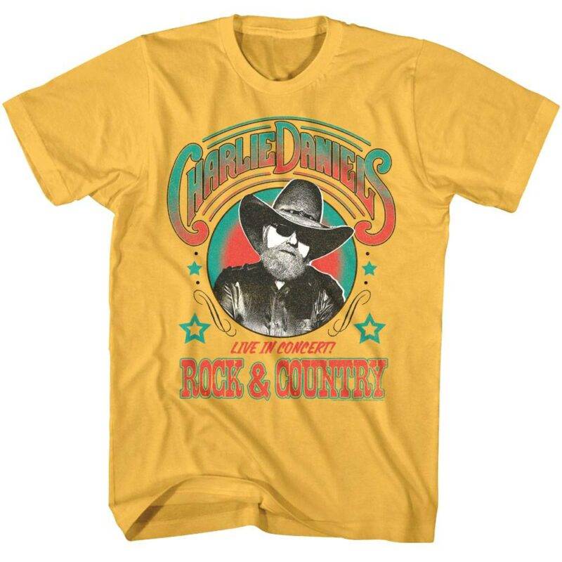 Charlie Daniels Band Rock Country T-Shirt