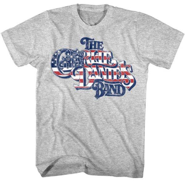 Charlie Daniels Band Star Spangled Logo Men’s T Shirt