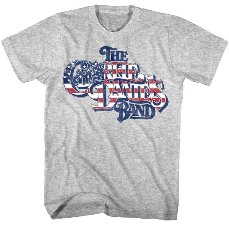 Charlie Daniels Band Star Spangled Logo Men’s T Shirt