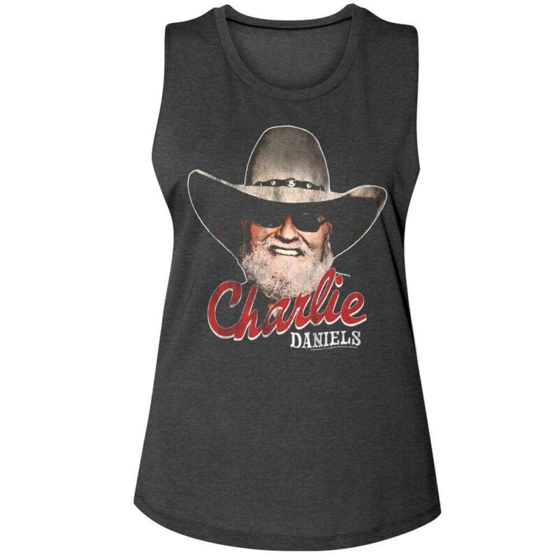 Charlie Daniels Bearded Tanktop