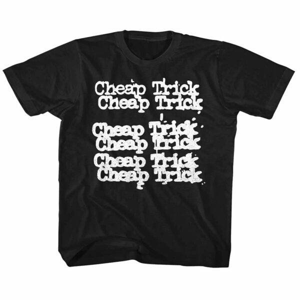 Cheap Trick Logo Repeated T-Shirt