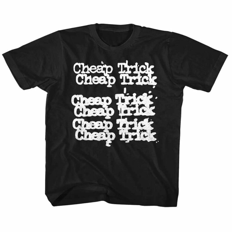 Cheap Trick Logo Repeated T-Shirt