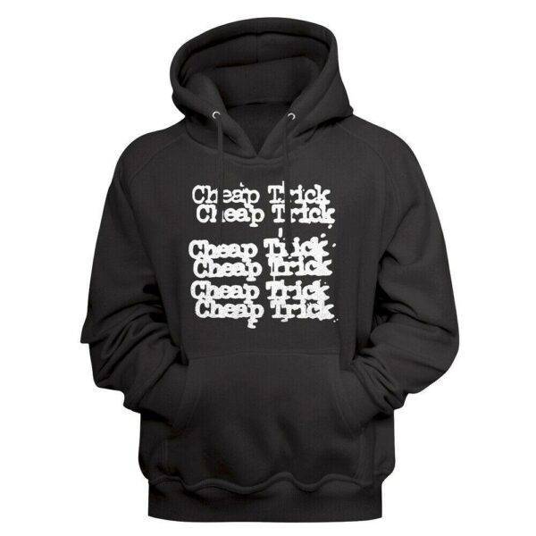 Cheap Trick Logo Repeated Hoodie