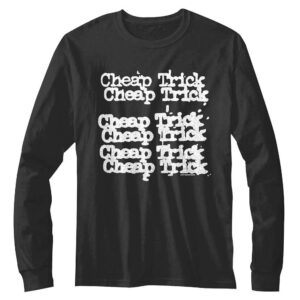 Cheap Trick Logo Repeated T-Shirt
