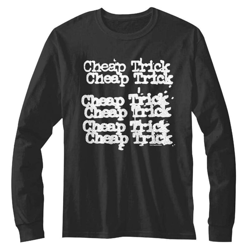 Cheap Trick Logo Repeated T-Shirt