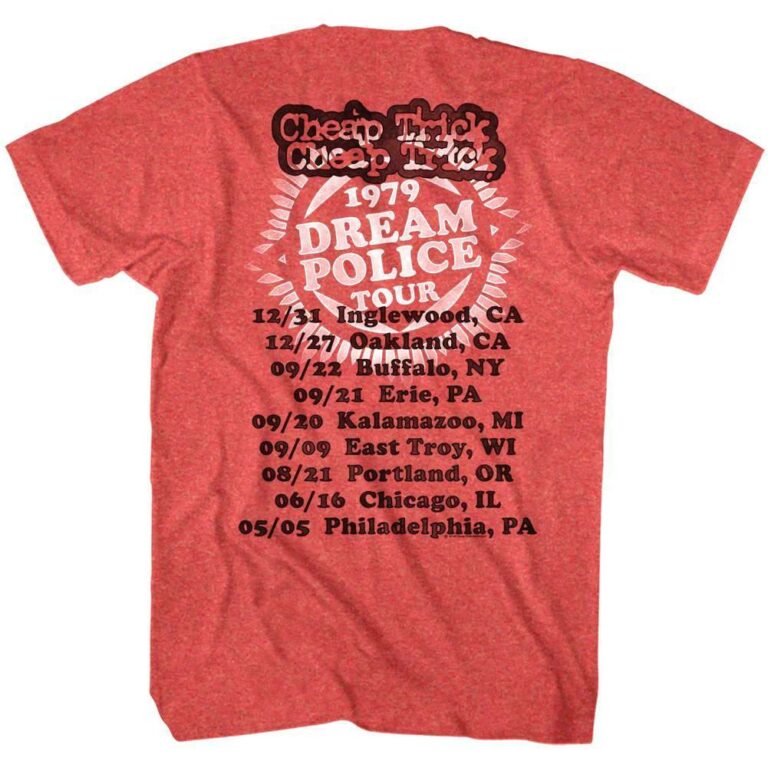 Cheap Trick Dream Police Tour T-Shirt