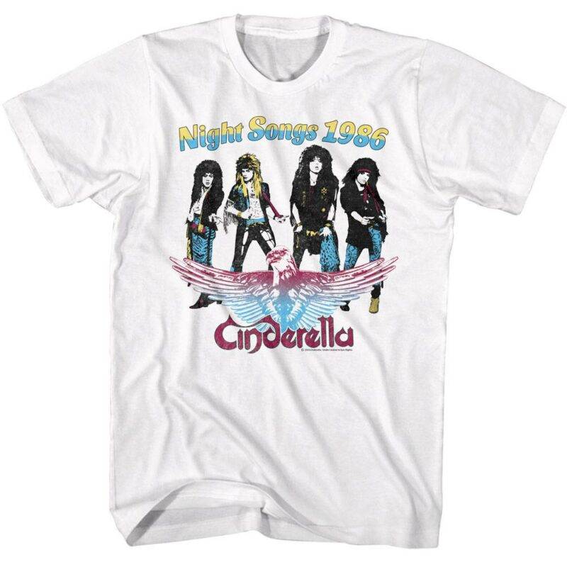 Cinderella Night Songs 1986 T-Shirt