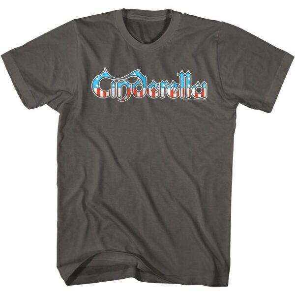 Cinderella USA Flag Logo T-Shirt