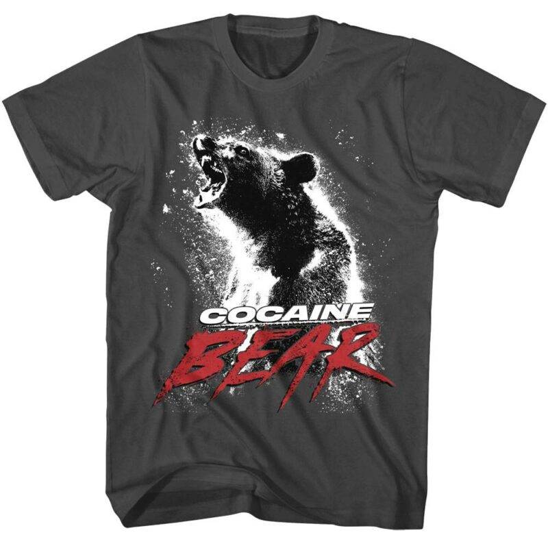 Cocaine Bear Movie Poster Color T-Shirt