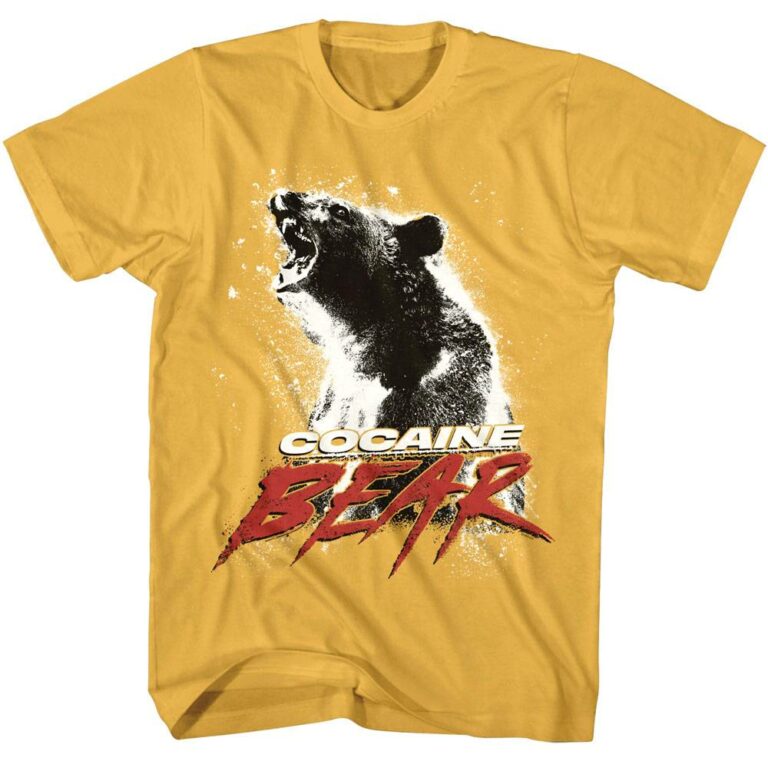 Cocaine Bear Movie Poster Color T-Shirt