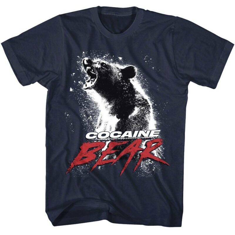 Cocaine Bear Movie Poster Color T-Shirt