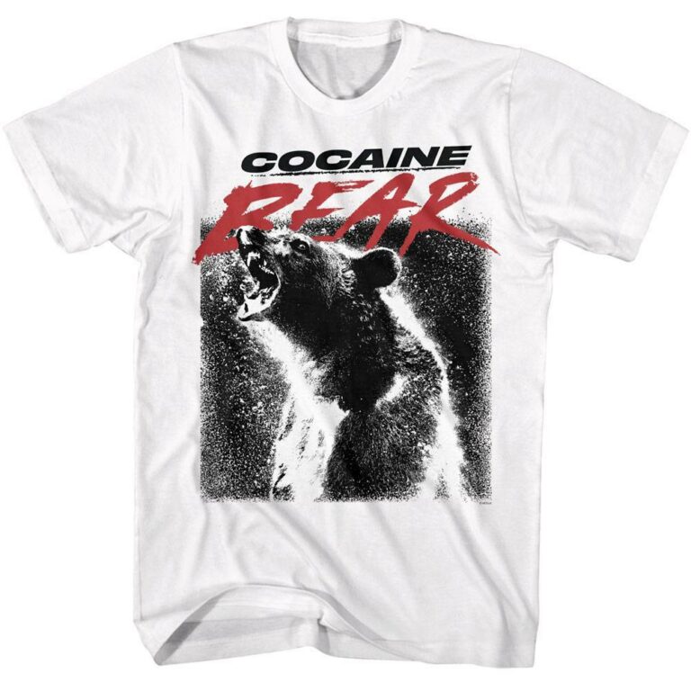 Cocaine Bear Movie Powder T-Shirt