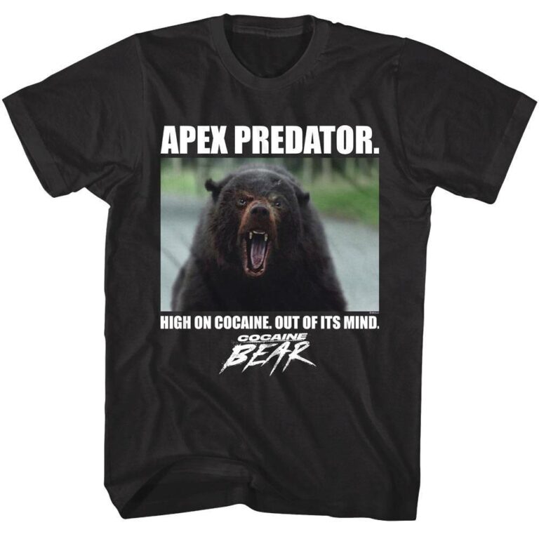 Cocaine Bear Movie Apex Predator T-Shirt