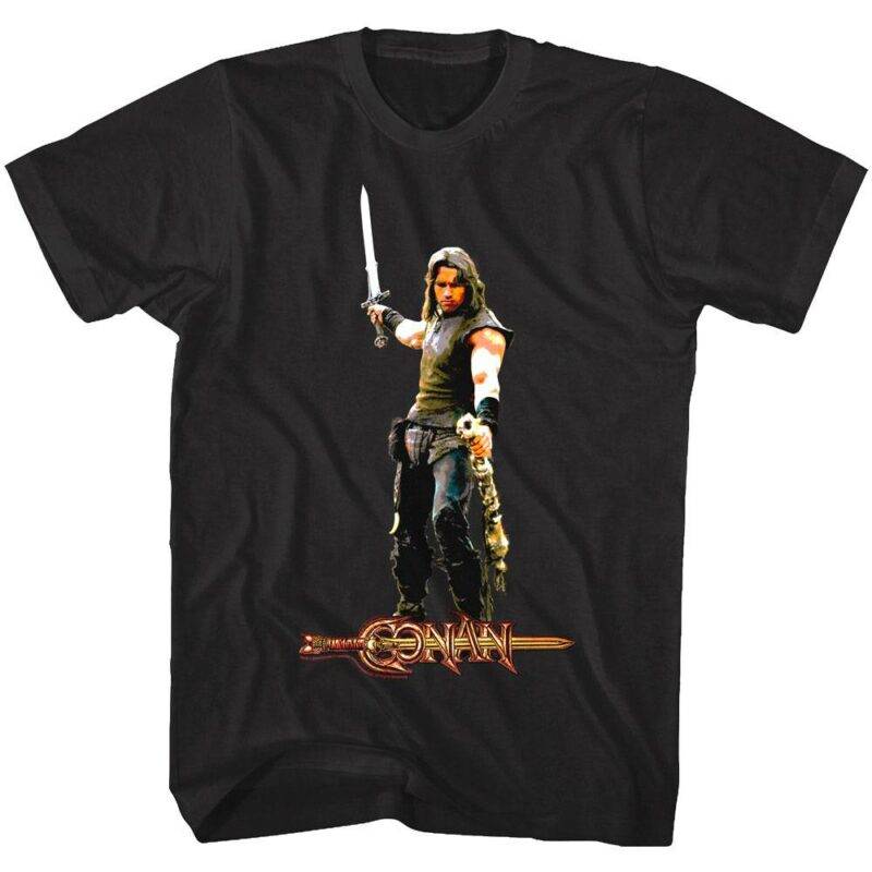 Conan the Barbarian Sword Raised Men’s T Shirt