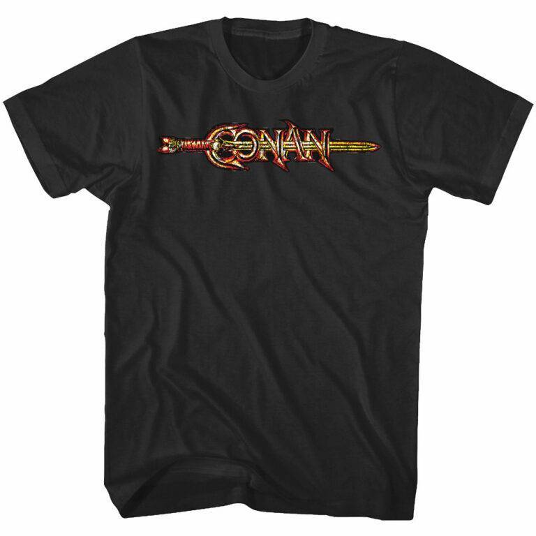 Conan the Barbarian Vintage Logo Men’s T Shirt