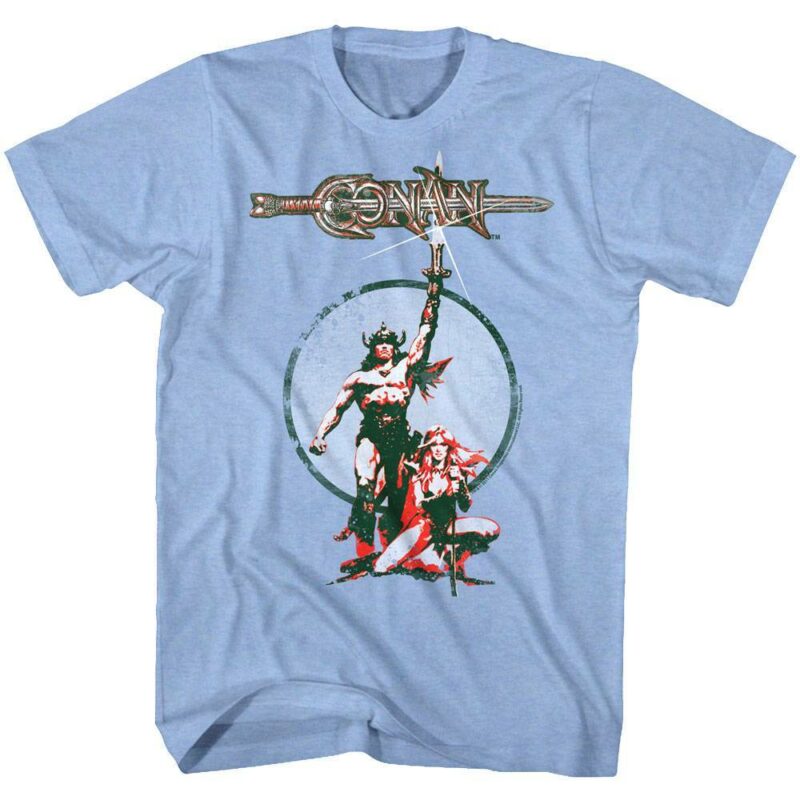 Conan the Barbarian with Valeria Men’s T Shirt