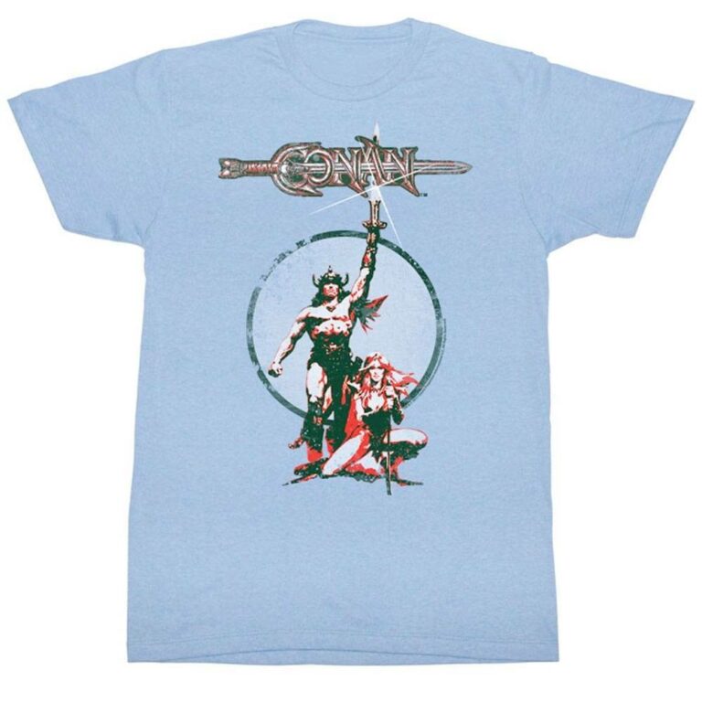 Conan the Barbarian with Valeria Men’s T Shirt