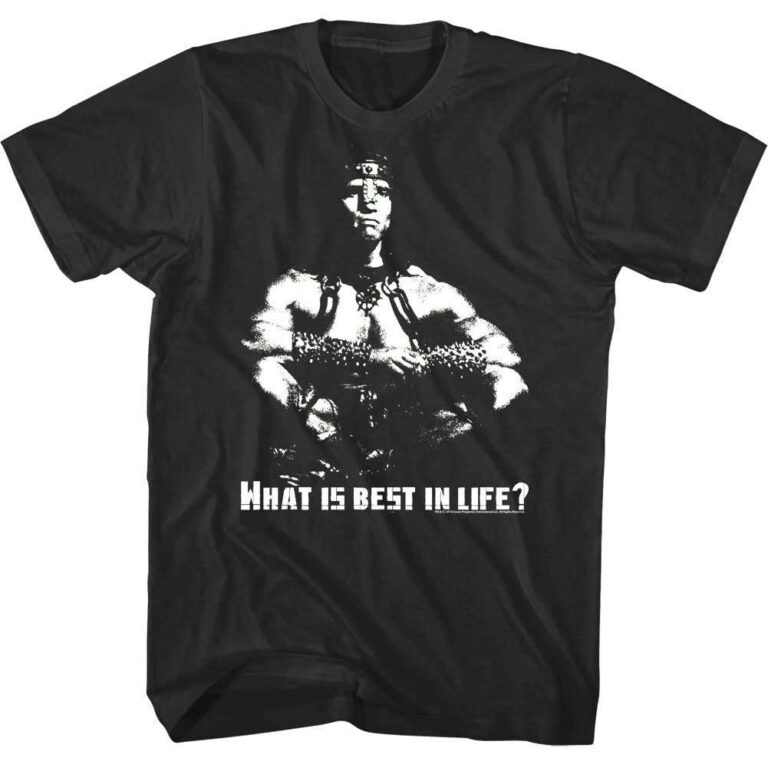 Conan the Barbarian What is Best in Life Men's T Shirt - Image 3