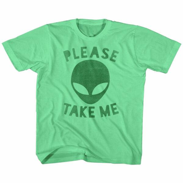 Cosmic Society Alien Please Take Me T-Shirt